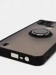 Чехол Realme C21 2021 противоударный с магнитом и кольцом