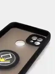 Чехол Realme C21 2021 противоударный с магнитом и кольцом