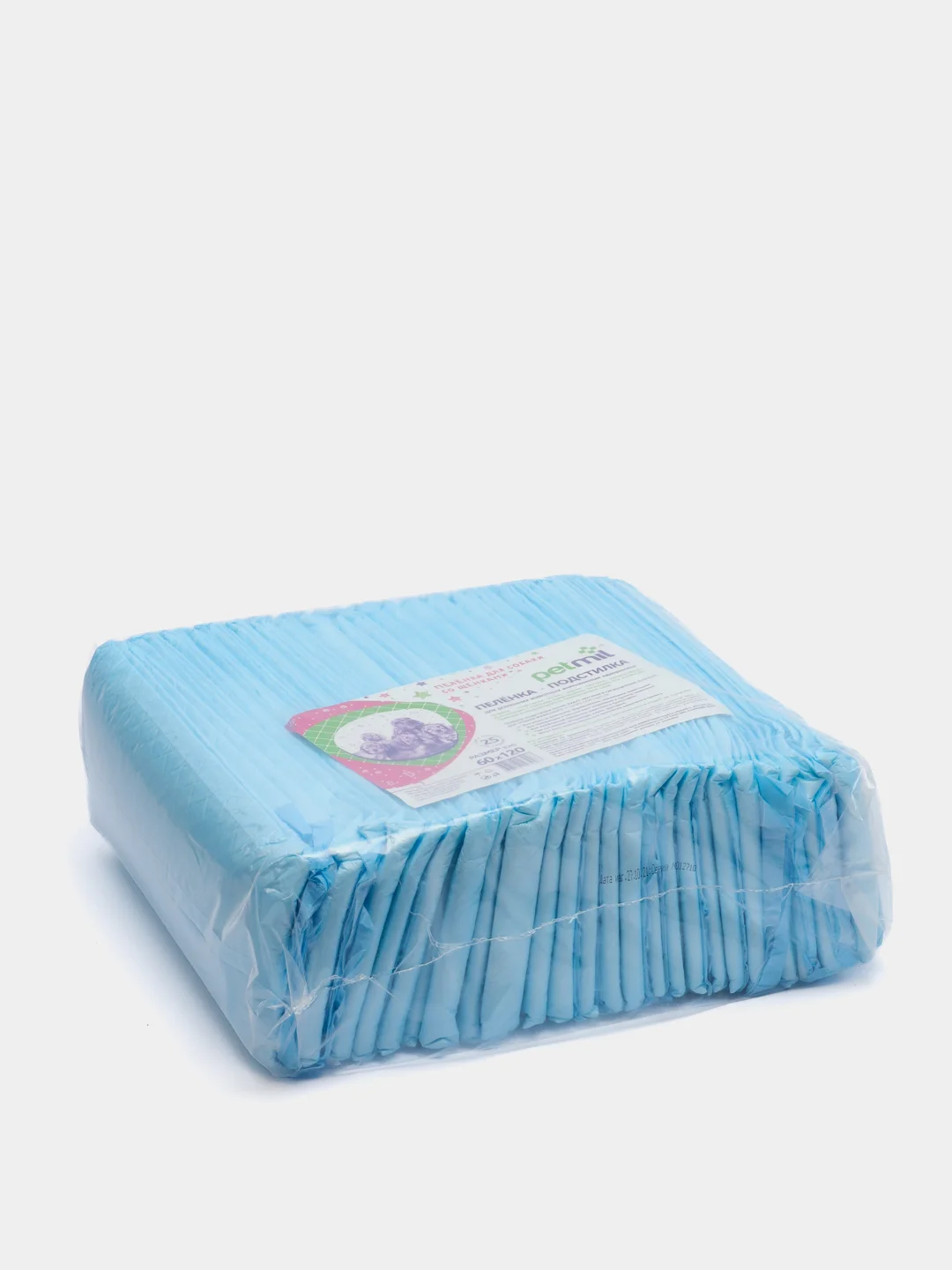 Пеленка впитывающая одноразовая Petmil 60*120см для собак, кошек, животных, по 25 шт