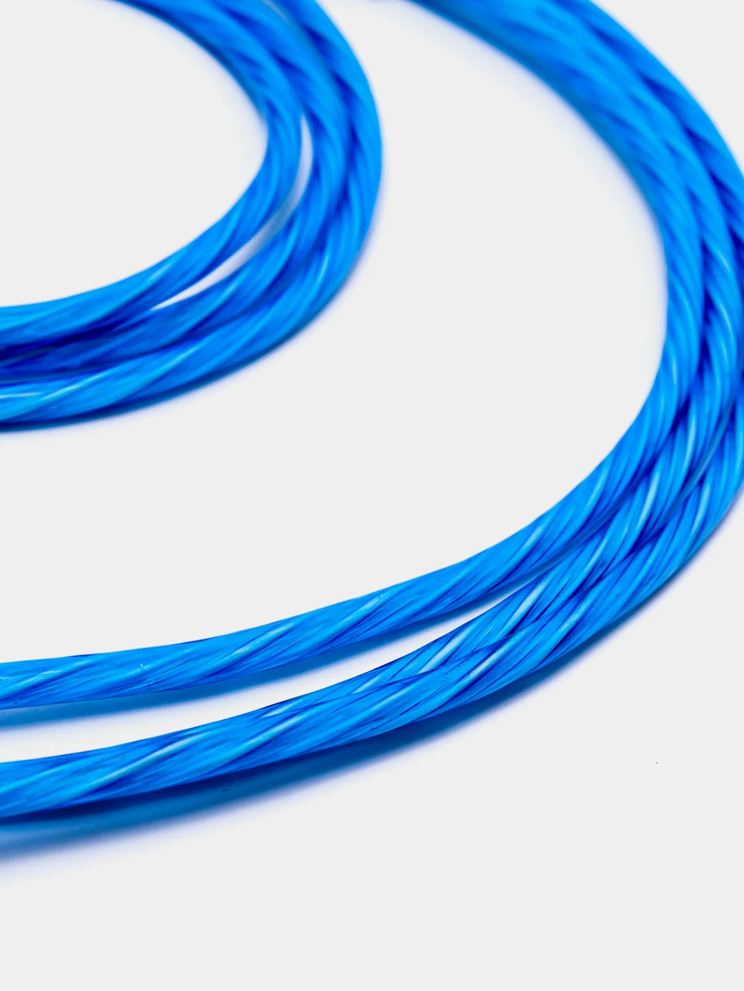 Синий кабель зарядный 3-в-1 подсветкой для iPhone, Android micro USB Type-C Lightning
