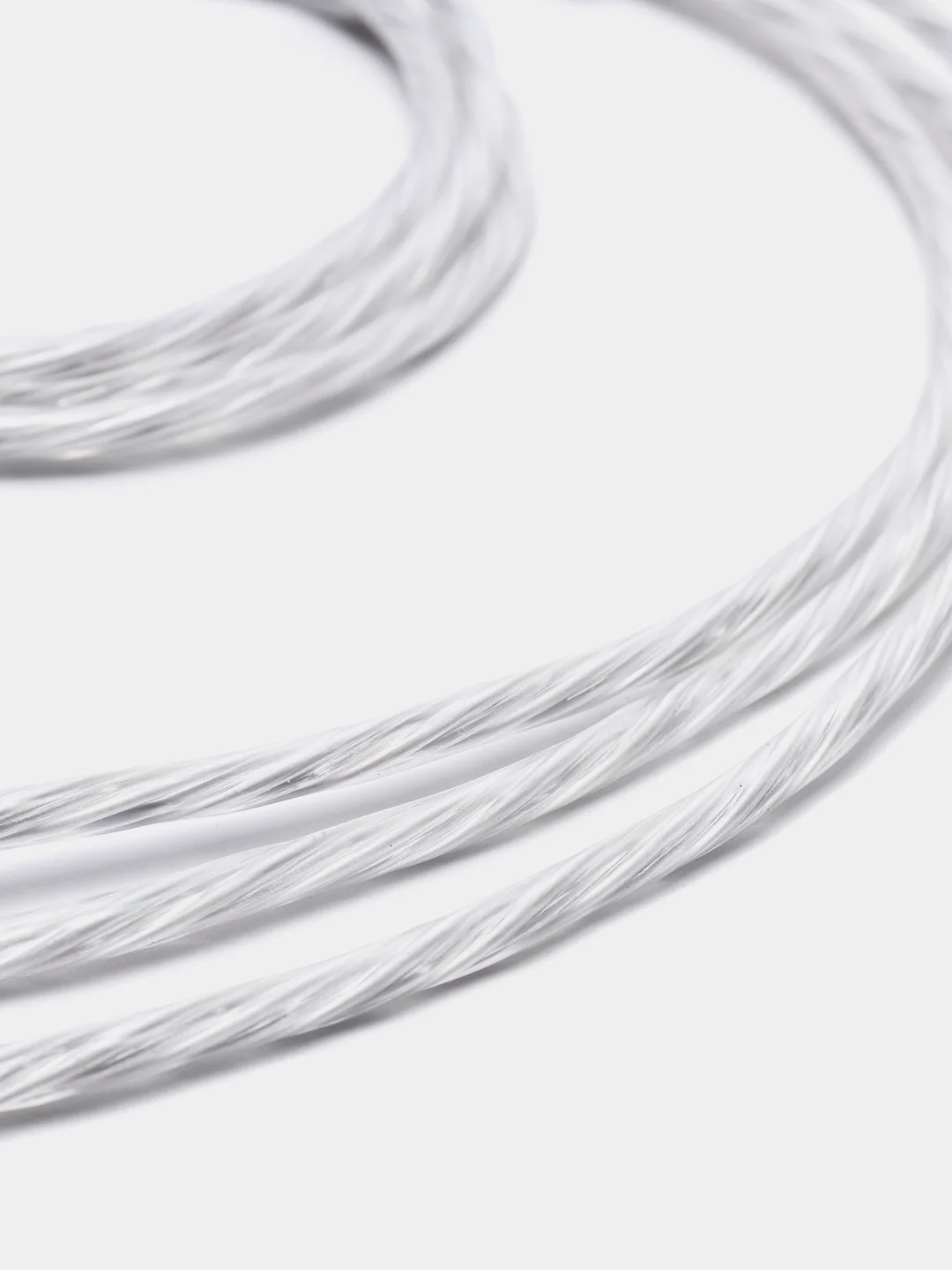 Небесно-голубой кабель зарядный 3-в-1 подсветкой для iPhone, Android micro USB Type-C Lightning