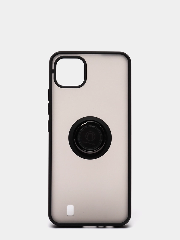 Чехол противоударный Realme C11 2021, C20 (Реалми С11 2021, С20) с магнитом и кольцом