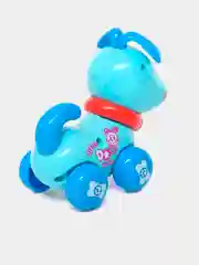 Голубой заводная игрушка Собачка