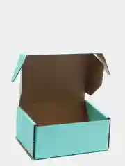 Мятный коробка самосборная цветная, 22 х 16,5 х 10 см