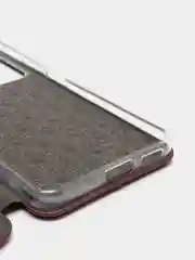 Бордовый чехол книжка Xiaomi Redmi note 11 pro plus