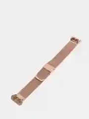Розовый металлический ремешок для Huawei Band 6 / Honor Band 6