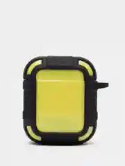 Желтый чехол для наушников Apple Airpods 1 и 2 эппл аирподс силиконовый