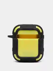 Желтый чехол для наушников Apple Airpods 1 и 2 эппл аирподс силиконовый