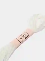 Нитки мулине Blanc, белые, 8 м