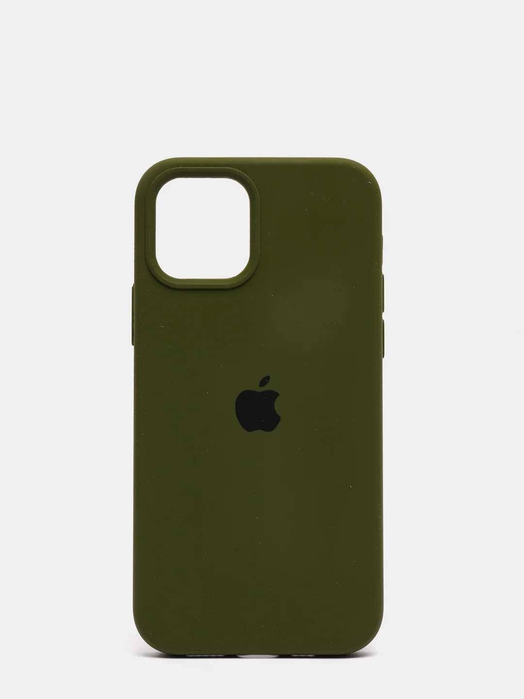 Зелёный хаки чехол Silicone Case для Iphone 13,13Pro,12/12Pro,12ProMax,12mini,11,11Pro,11ProMax,7/8+,XS