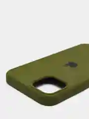 Зелёный хаки чехол Silicone Case для Iphone 13,13Pro,12/12Pro,12ProMax,12mini,11,11Pro,11ProMax,7/8+,XS
