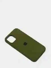 Зелёный хаки чехол Silicone Case для Iphone 13,13Pro,12/12Pro,12ProMax,12mini,11,11Pro,11ProMax,7/8+,XS