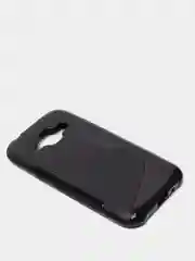 Черный чехол силиконовый Samsung J1 2015