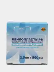 Лейкопластырь LEIKO фиксирующий, на полимерной основе, гипоаллергенный, 2,5 х 500