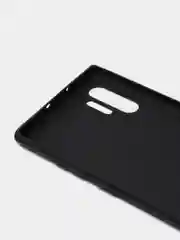 Угольный чехол Samsung Note 10 Plus / Note 10 pro с бархатом внутри
