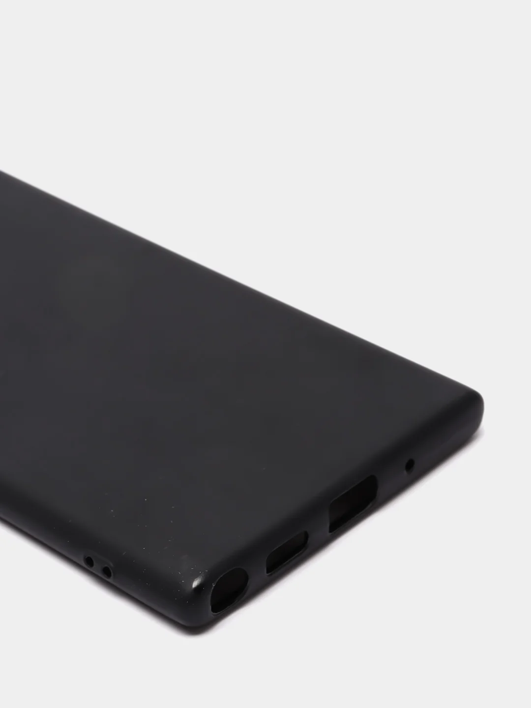 Угольный чехол Samsung Note 10 Plus / Note 10 pro с бархатом внутри
