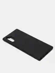 Угольный чехол Samsung Note 10 Plus / Note 10 pro с бархатом внутри
