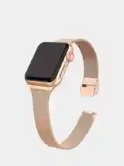Светло-коричневый металлический ремешок Apple Watch 38 / 40 / 41 / 42 / 44 / 45 / 49 мм браслет стальной