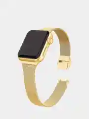 Золотой металлический ремешок Apple Watch 38 / 40 / 41 / 42 / 44 / 45 / 49 мм браслет стальной