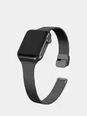 Черный металлический ремешок Apple Watch 38 / 40 / 41 / 42 / 44 / 45 / 49 мм браслет стальной
