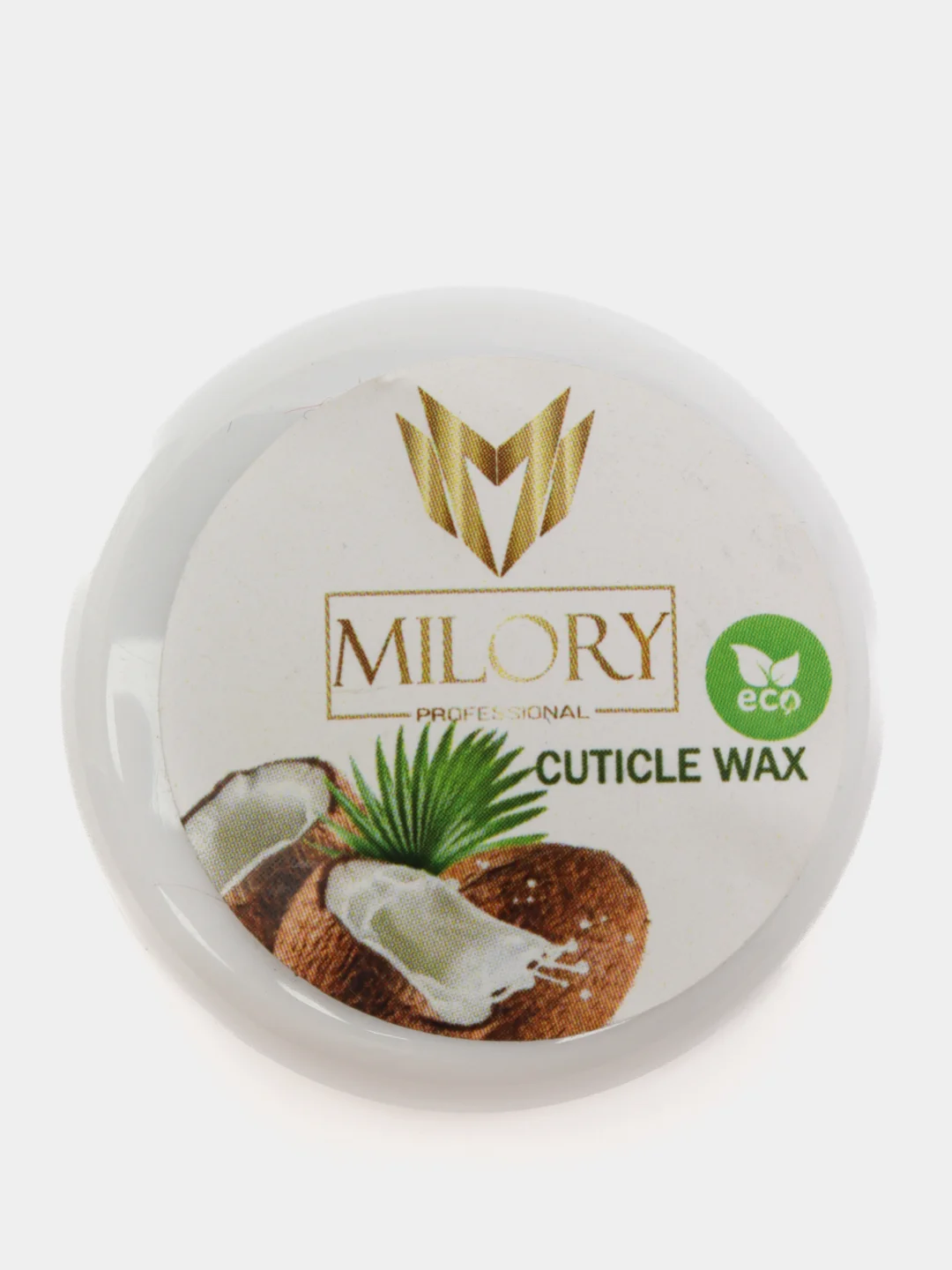 Воск для кутикулы Milory укрепляющий, Кокос 5ml, Арт.:MLWAX-006C