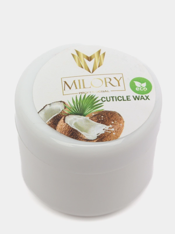 Воск для кутикулы Milory укрепляющий, Кокос 5ml, Арт.:MLWAX-006C