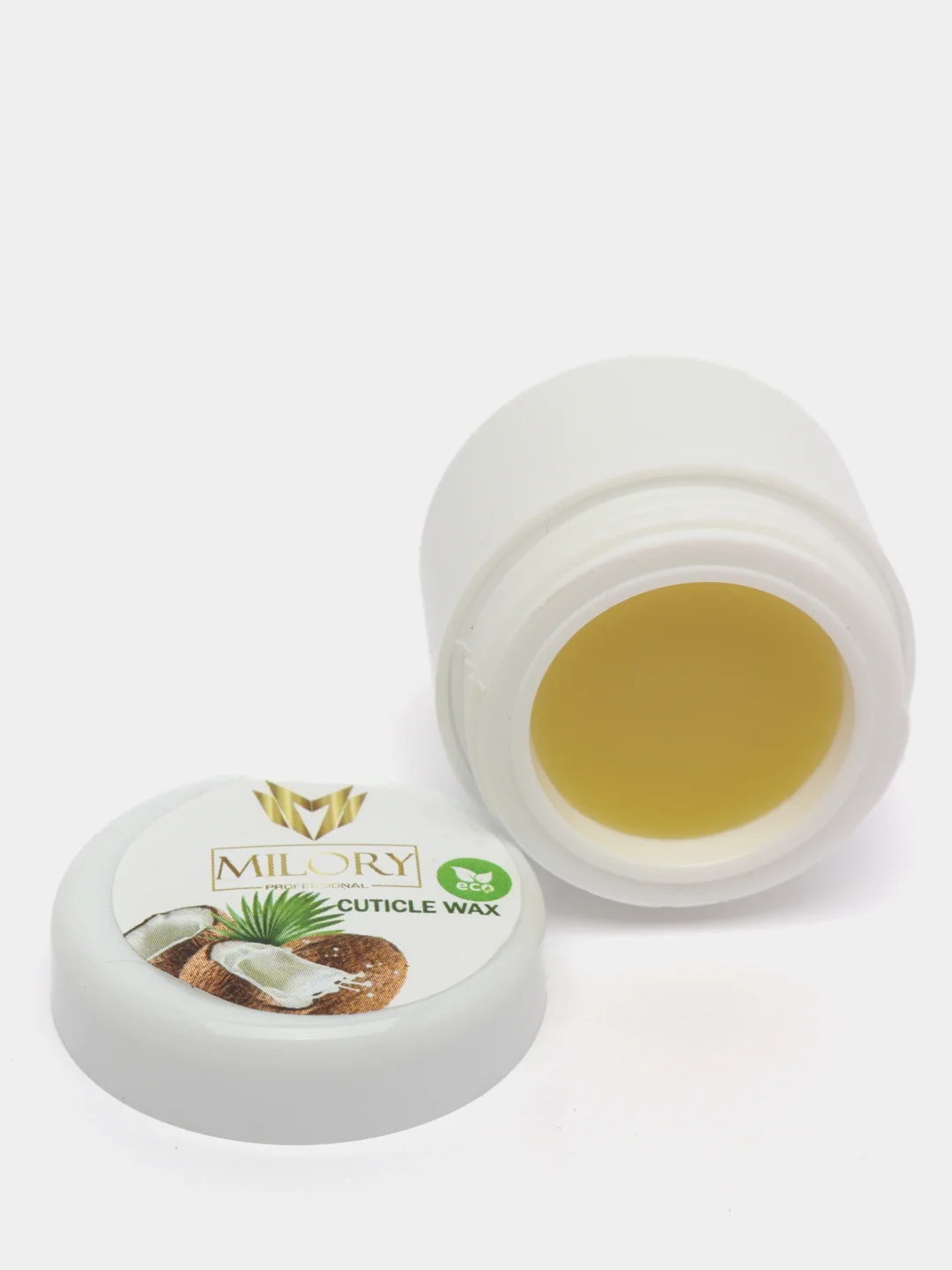 Воск для кутикулы Milory укрепляющий, Кокос 5ml, Арт.:MLWAX-006C