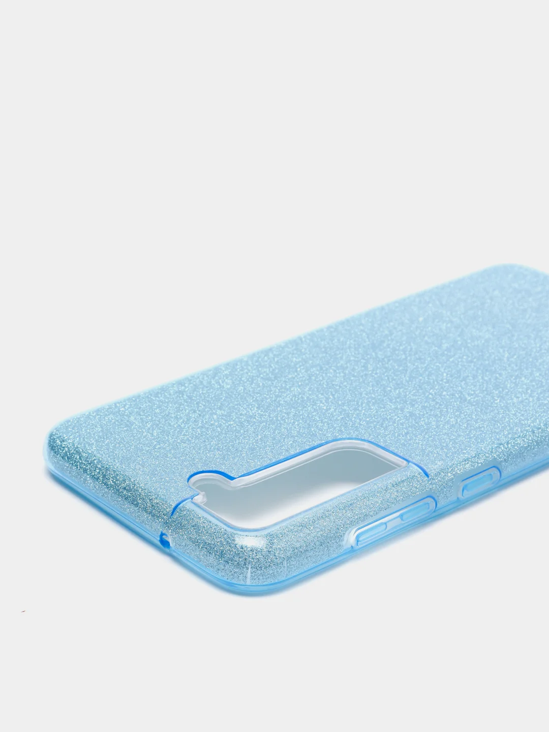 Бирюзовый чехол блестящий для SAMSUNG S21 FE
