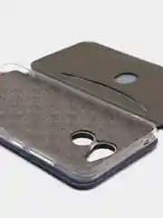 Синий чехол книжка Honor 6c pro