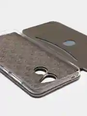 Серый чехол книжка Honor 6c pro