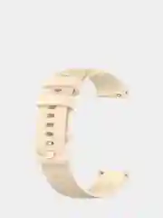 Бежевый силиконовый ремешок для Xiaomi Amazfit Bip / GTR 42 мм / GTS / Samsung Gear S2 / 20 22 мм