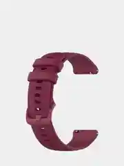 Багровый силиконовый ремешок для Xiaomi Amazfit Bip / GTR 42 мм / GTS / Samsung Gear S2 / 20 22 мм