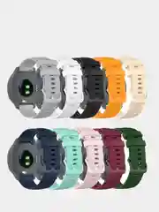 Темно-синий силиконовый ремешок для Xiaomi Amazfit Bip / GTR 42 мм / GTS / Samsung Gear S2 / 20 22 мм