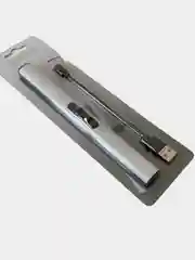 Серебряный кухонная зажигалка портативная с USB зарядкой, зажигалка для газовой плиты