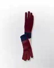 Багровый перчатки женские