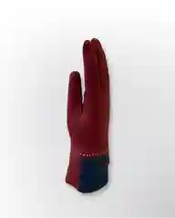Багровый перчатки женские