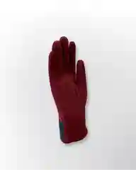 Багровый перчатки женские