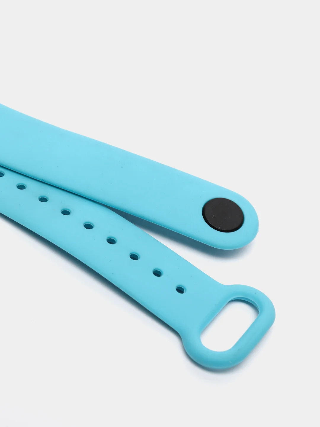 Небесно-голубой силиконовый ремешок для Xiaomi Mi Band 3, Mi Band 4, Сяоми Ми бэнд 3,4