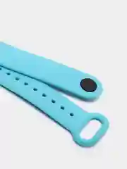 Небесно-голубой силиконовый ремешок для Xiaomi Mi Band 3, Mi Band 4, Сяоми Ми бэнд 3,4