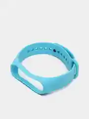 Небесно-голубой силиконовый ремешок для Xiaomi Mi Band 3, Mi Band 4, Сяоми Ми бэнд 3,4