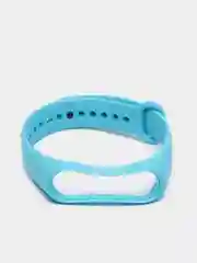 Небесно-голубой силиконовый ремешок для Xiaomi Mi Band 3, Mi Band 4, Сяоми Ми бэнд 3,4