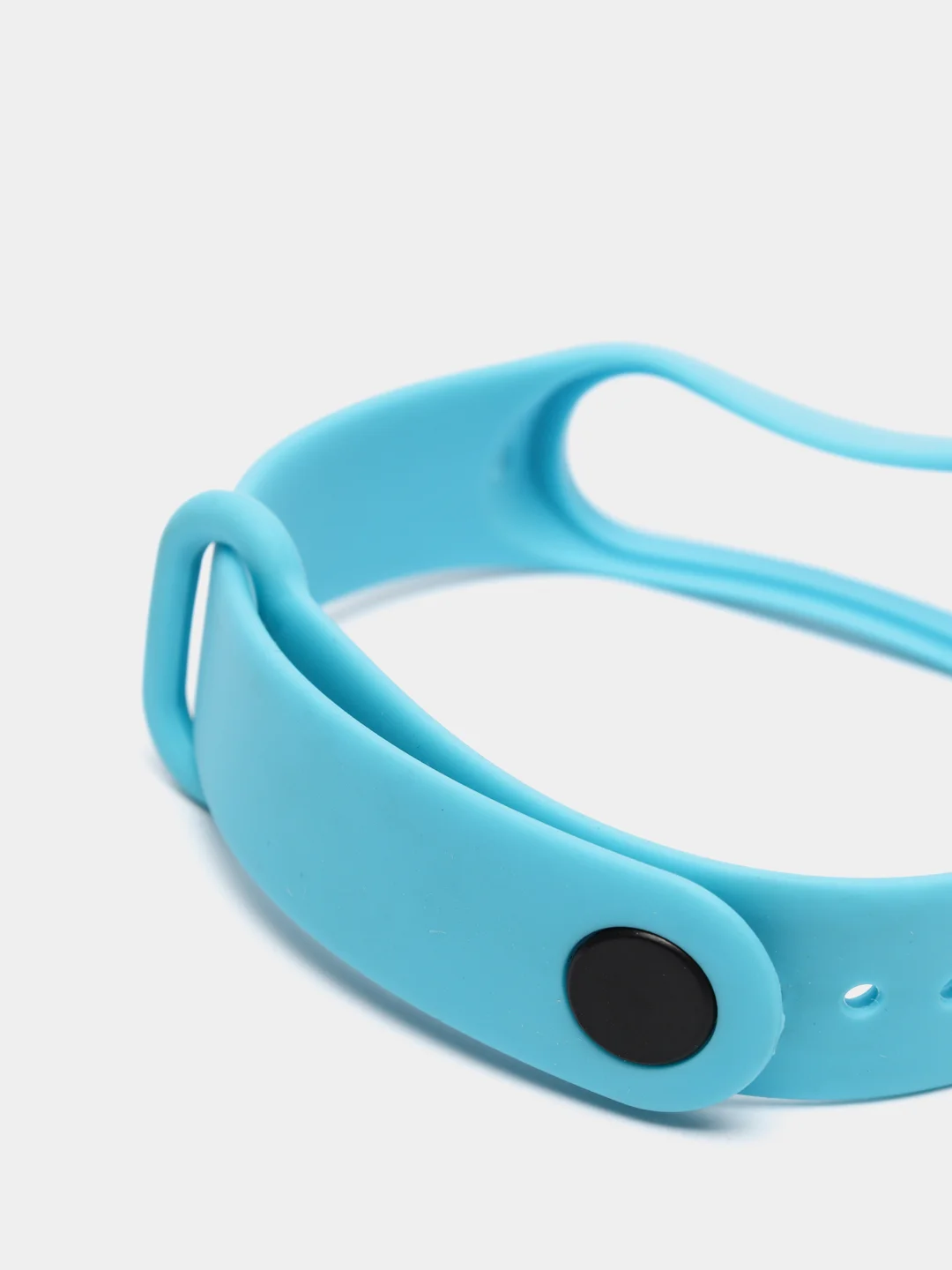 Небесно-голубой силиконовый ремешок для Xiaomi Mi Band 3, Mi Band 4, Сяоми Ми бэнд 3,4