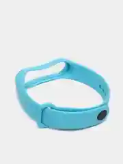 Небесно-голубой силиконовый ремешок для Xiaomi Mi Band 3, Mi Band 4, Сяоми Ми бэнд 3,4