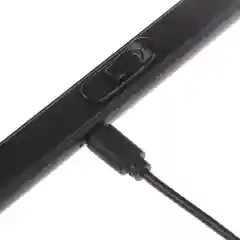 Серебряный кухонная зажигалка портативная с USB зарядкой, зажигалка для газовой плиты