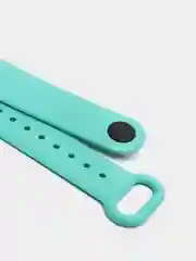 Бирюзовый силиконовый ремешок для Xiaomi Mi Band 3, Mi Band 4, Сяоми Ми бэнд 3,4