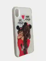 Кораллово-розовый чехол накладка с рисунком картинкой принтом для Iphone 11 pro max xr xs max 7 8 7+ 8 plus