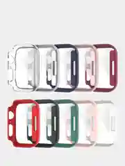 Бампер с защитным стеклом для Apple Watch 41  45 мм 7 series чехол