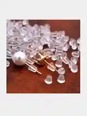 Силиконовые заглушки-застежки для серег