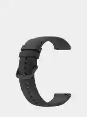 Черный силиконовый ремешок для Xiaomi Amazfit Bip / GTR 42 мм / GTS/ Samsung Gear S2 / 20 / 22 мм