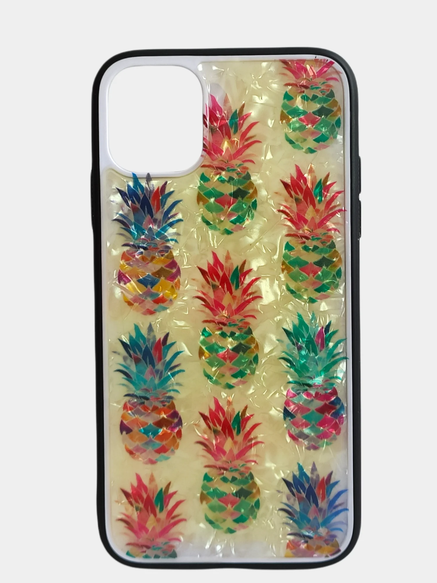 Вишнёвый стеклянный чехол с рисунком принтом картинкой для iphone 11 pro max xs max xr 6s 7+ 8 plus